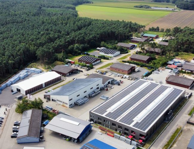 2023 | Standort im BW-Depot in Lengerich mit fertigem Neubau